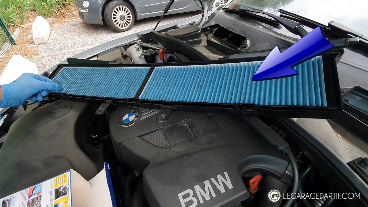 COMMENT CHANGER LE FILTRE À HABITACLE SUR BMW SÉRIE 1?(+ PURIFIER LE CIRCUIT D'AIR DE CLIMATISATION)