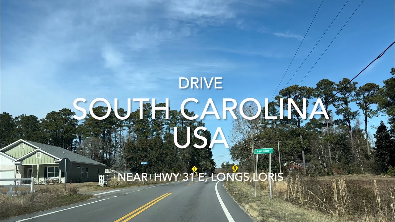 Drive Through Horry County, South Carolina 🇺🇸 | Scenic Road Near Hwy 31E, Longs & Loris