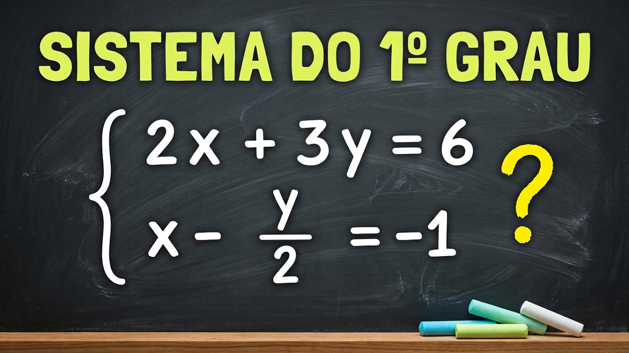 Como Resolver um Sistema de 1 Grau com Fração