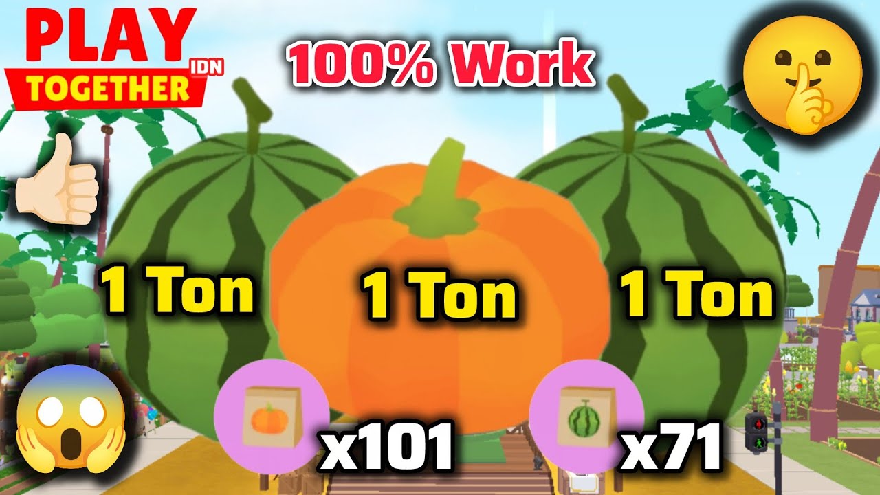 100% Dijamin 🫵🏻 Dapat Buah Raksasa Kalau ??? Play Together Game 