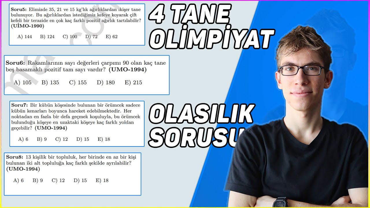 Gelmeye Aday 4 Olimpiyat Olasılık Sorusu (Ödev Sorularınız!)