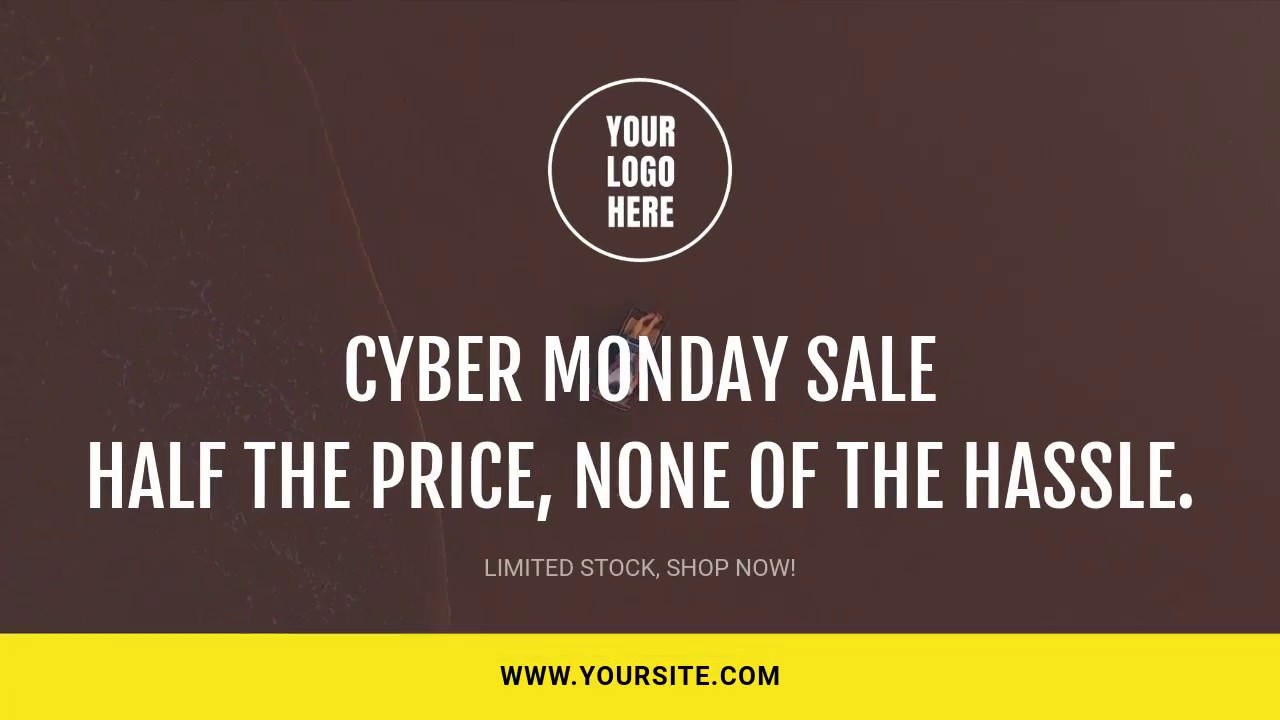 Cyber Monday Promo Video | Holiday Marketing Ideas