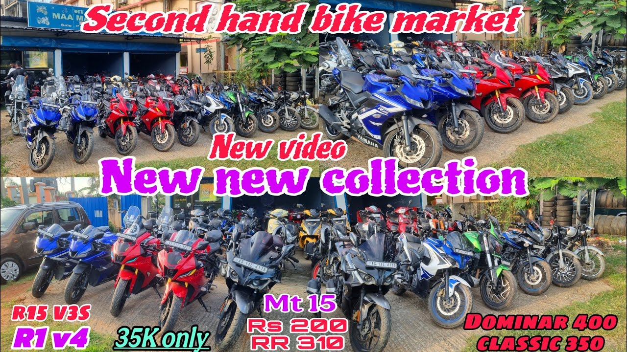 Second hand bike market in Guwahati, maa manasha motors new video, dominar 400, rs 200, mt15 