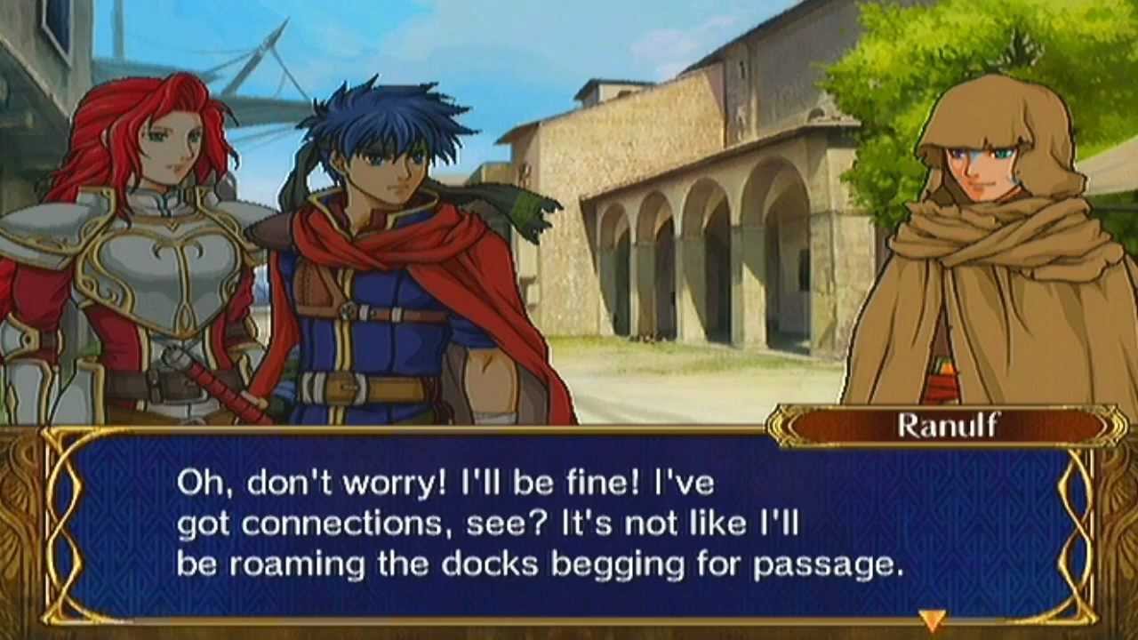 Fire emblem POR chapter 11 dialogue before the battle and base preparations with live commentary