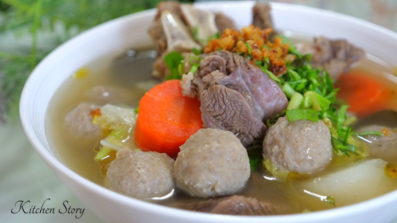 ស៊ុបគោ [Beef Soup]ម្ហូបខ្មែរ[Kitchen Story]