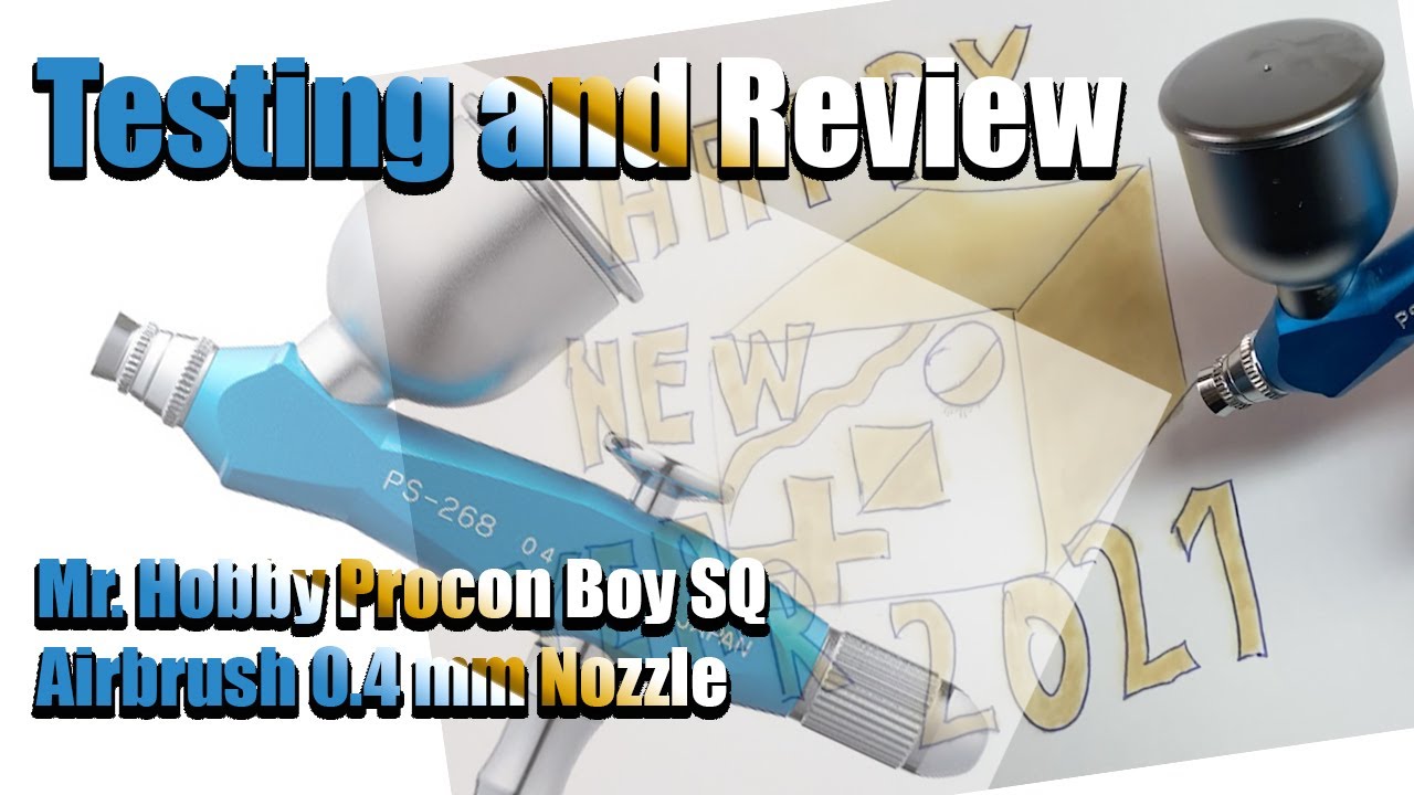 Review and Test of Mr Hobby Airbrush Procon Boy SQ