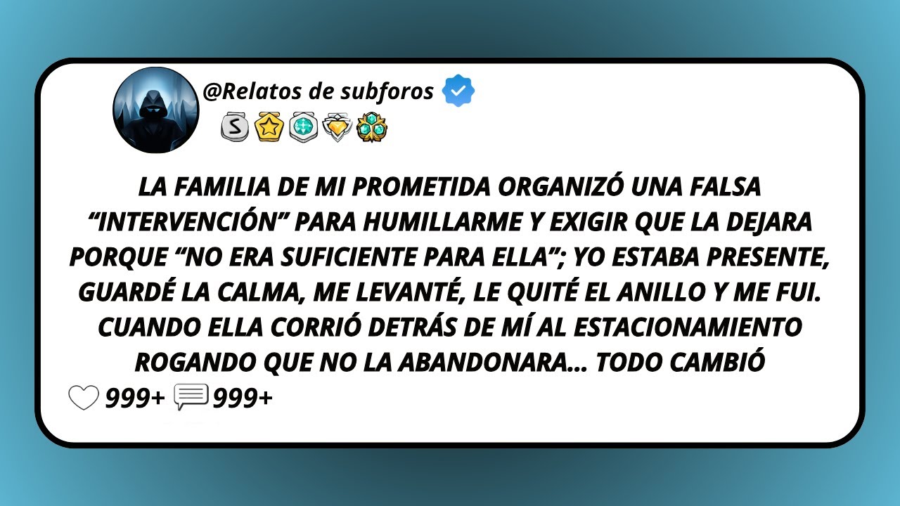 La Familia De Mi Prometida Organizó Una Falsa “Intervención” Para Humillarme Y Exigir Que...
