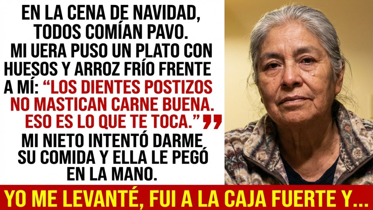 En Navidad me sirvió huesos: 