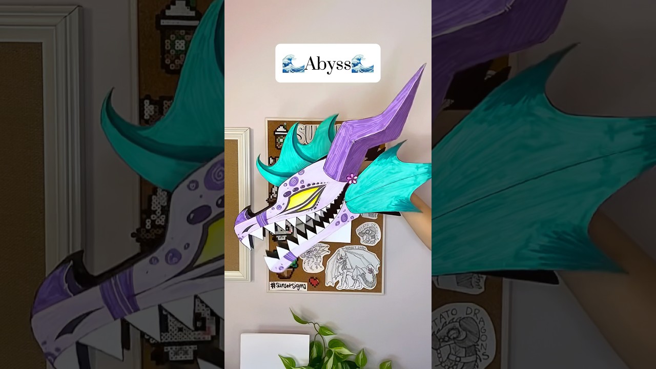This Is What Your Favorite One Of My Dragons Says About You #papercrafts #shorts #viral #foryou #fyp