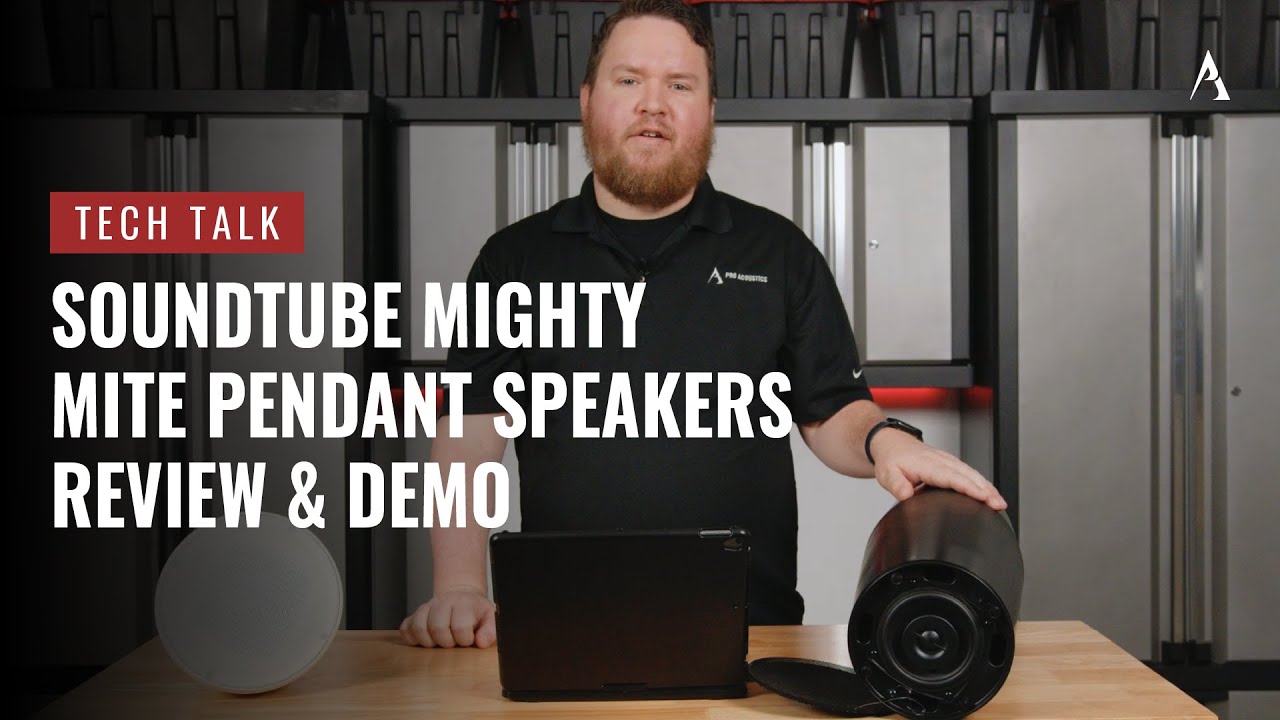 SoundTube Mighty Mite Pendant Speakers Review & Demo on Pro Acoustics Tech Talk Episode 92