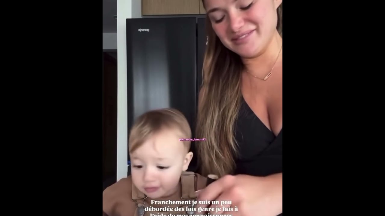 Victoria Mehault et son fils Lio 