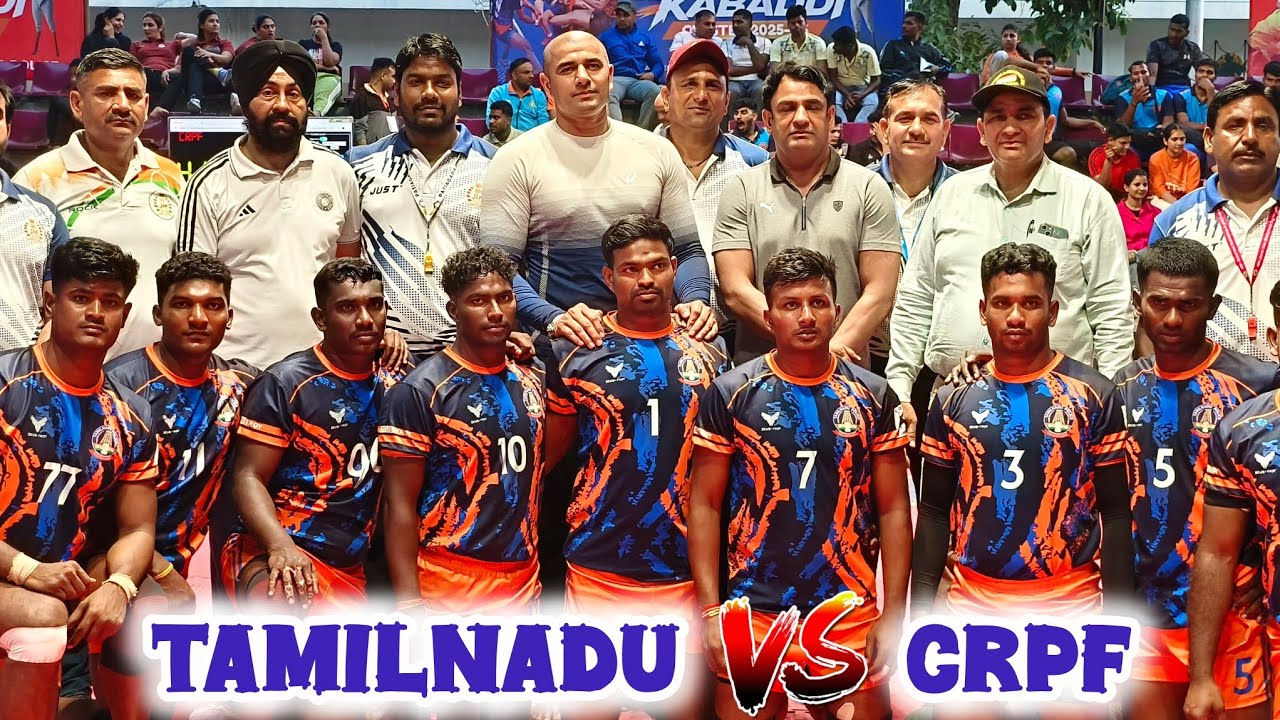 Tamilnadu 🆚 CRPF || Men || 2nd All India Police Kabaddi Match 2025-26, Jammu & Kashmir 