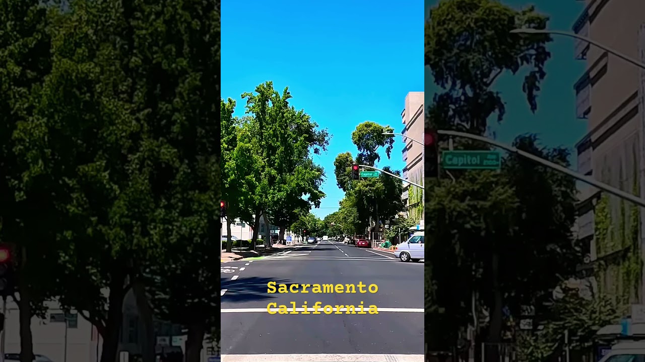 Sacramento, California downtown and midtown