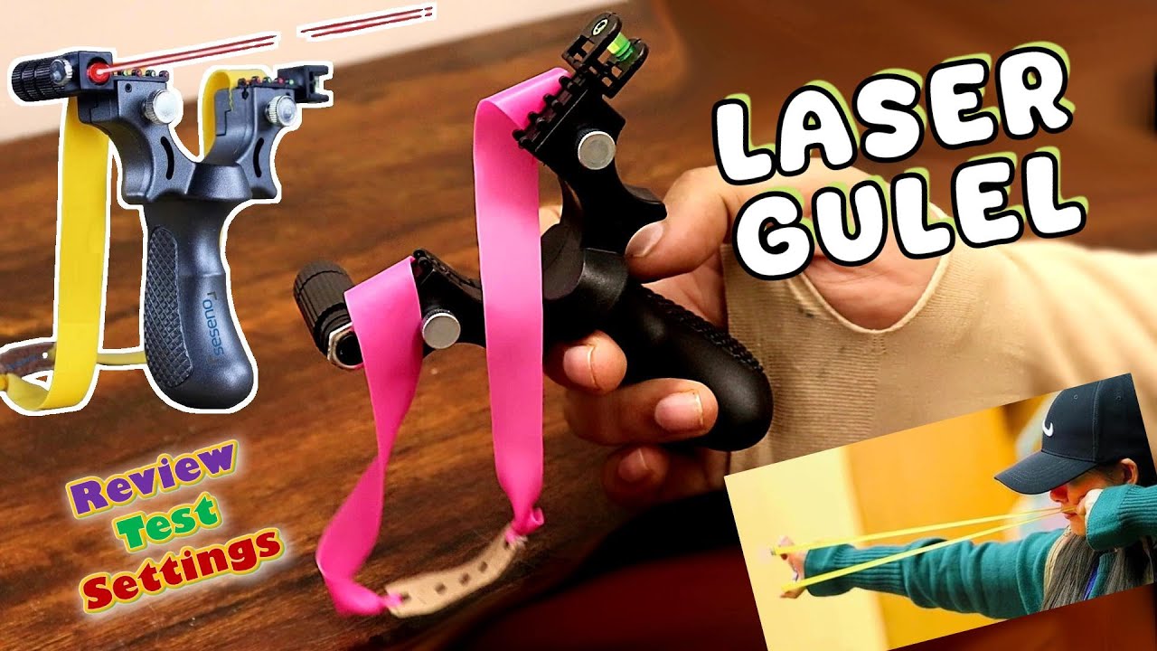 Laser Gulel Adjustable | Catapult | Sling Shot | Outdoor | Aim | Sports | Laser Light | Water Level