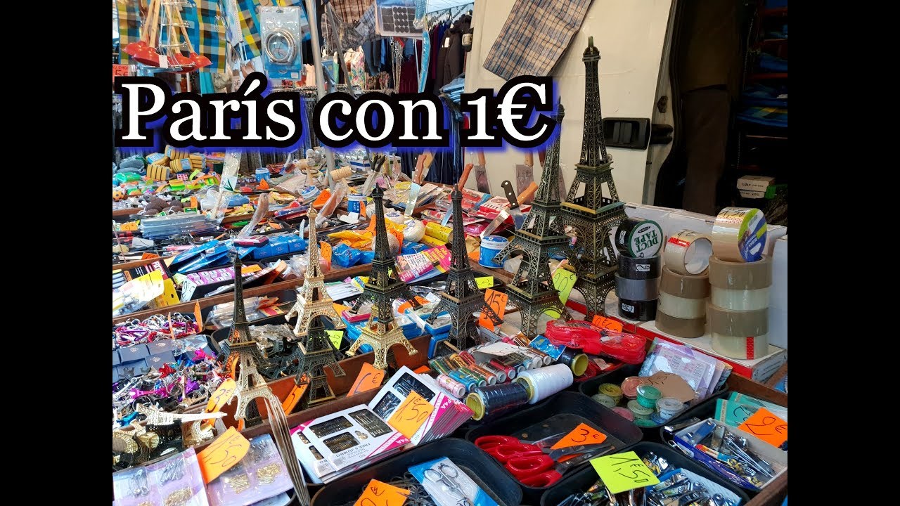 El mercado de pulgas de París (qué podemos comprar con un euro en París)