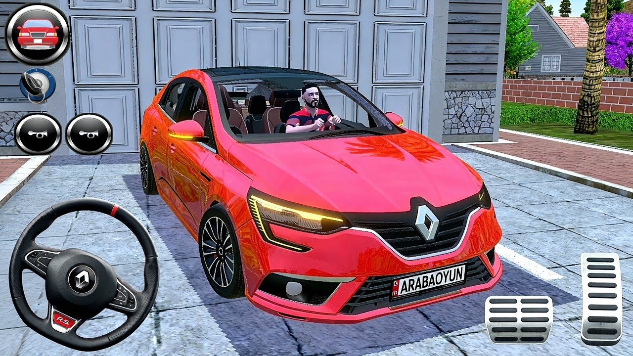 Modifiyeli Renault Megane Araba Sürüş Oyunu - New Etiket Online Multiplayer #3 - Android Gameplay