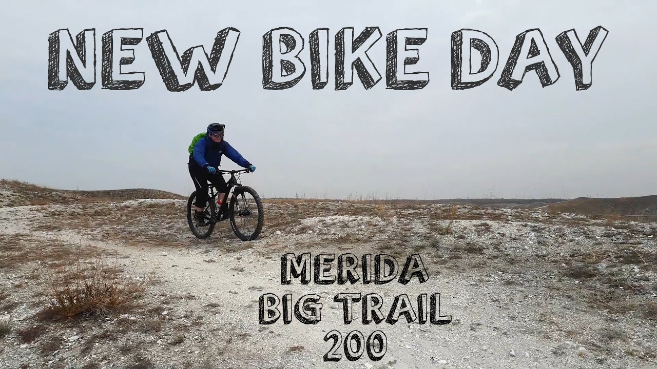 New bike day. Merida Big Trail. Обзор нового велосипеда