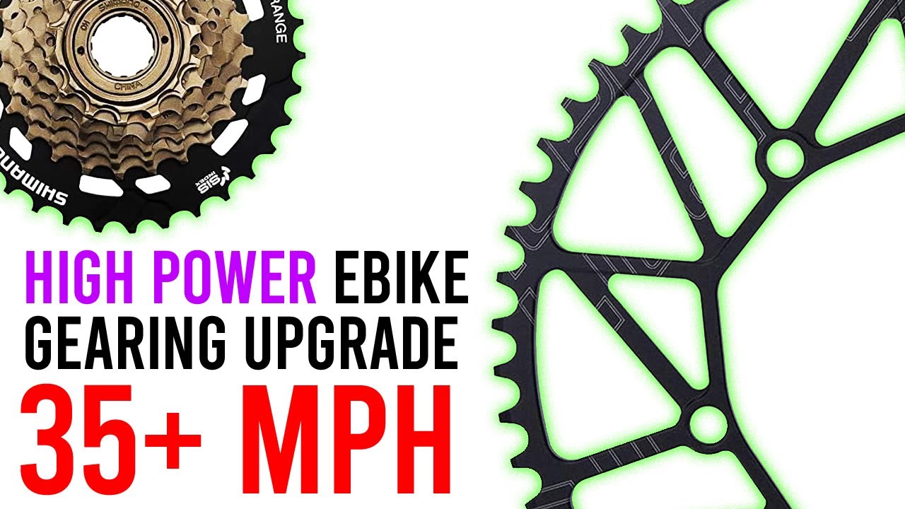 High Powered Ebike Gearing Upgrade *Ariel Rider Kepler / Wired Freedom* (Must Have)