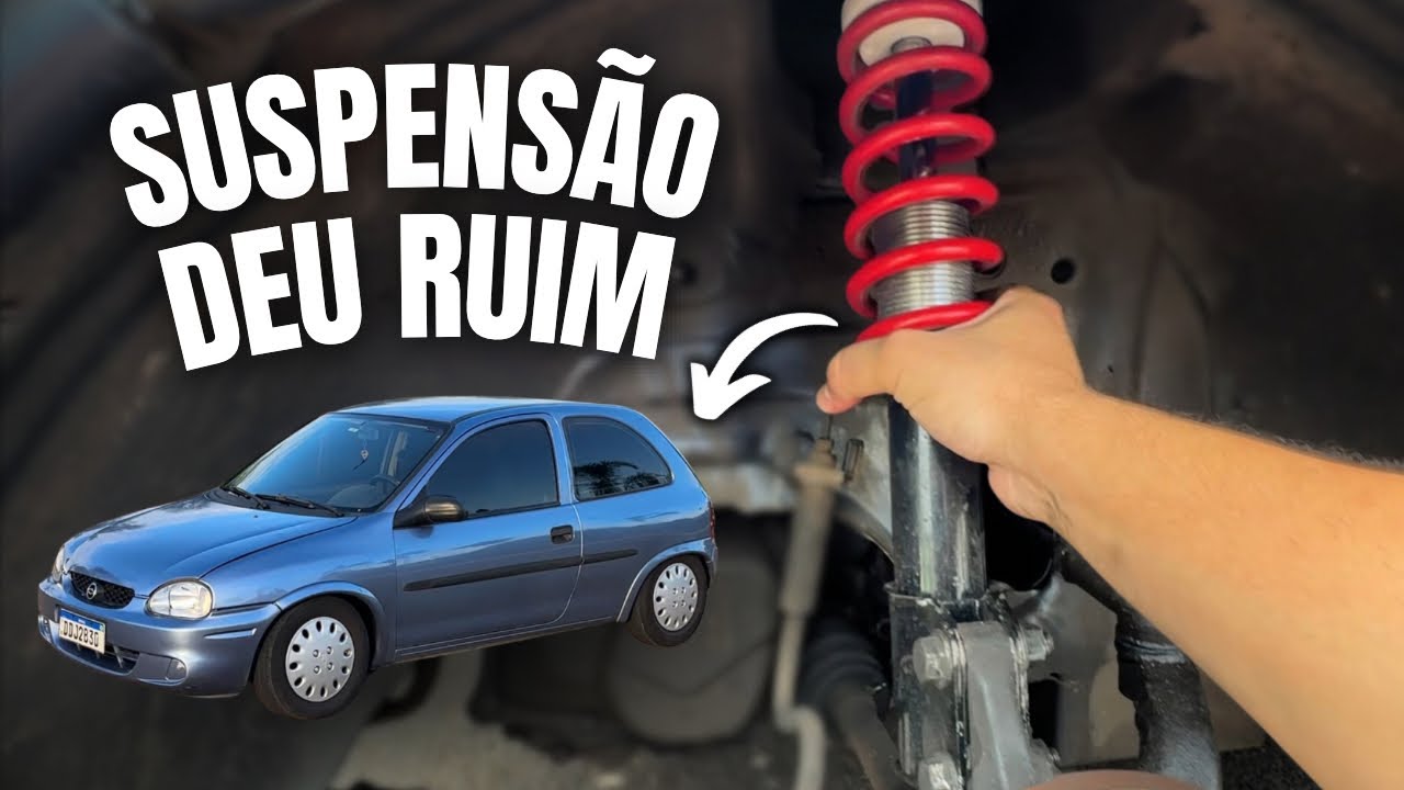 SUSPENSÃO A ROSCA DO CORSA NÃO DUROU NADA