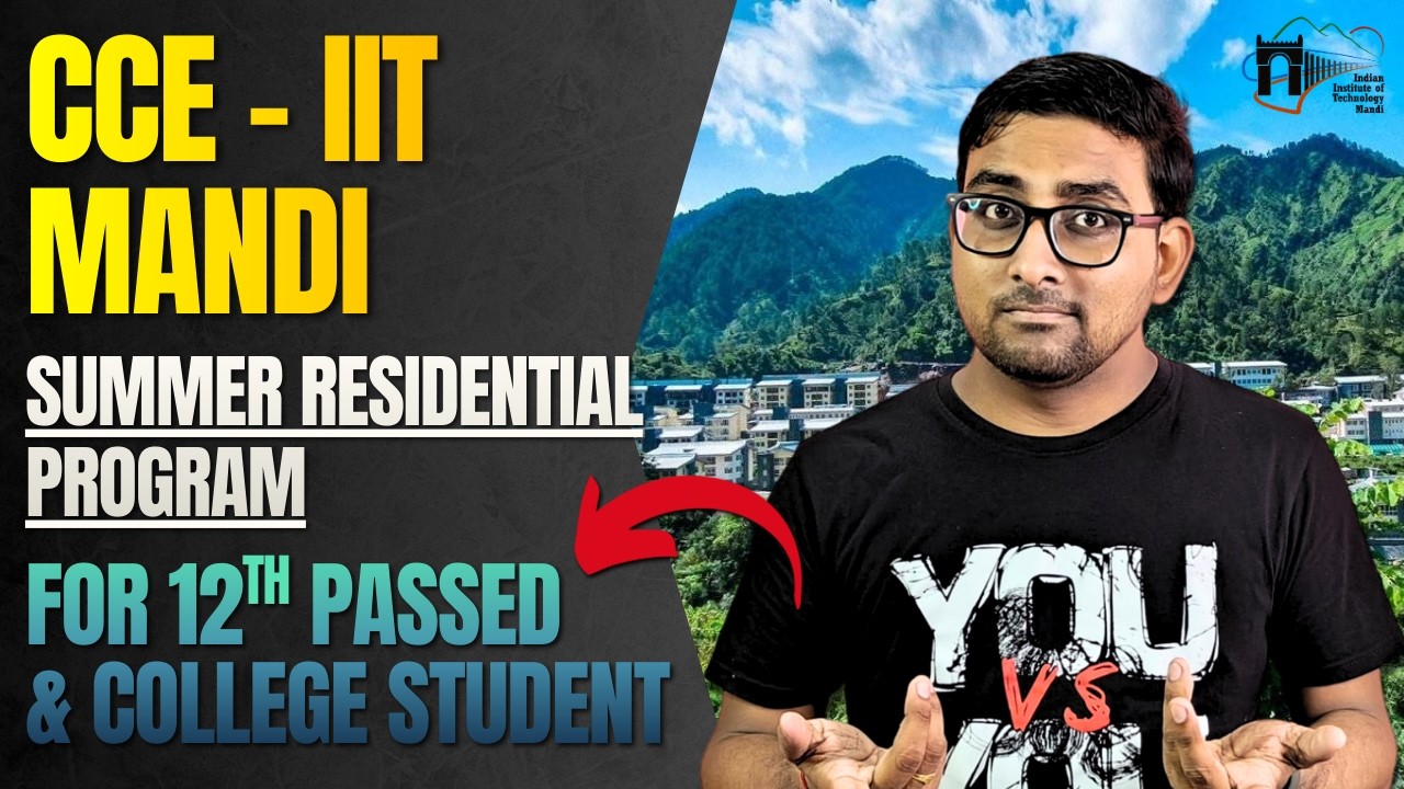 IIT Mandi Residential Program 2026 - Complete Guide | Tracks, Fees, How to Apply 