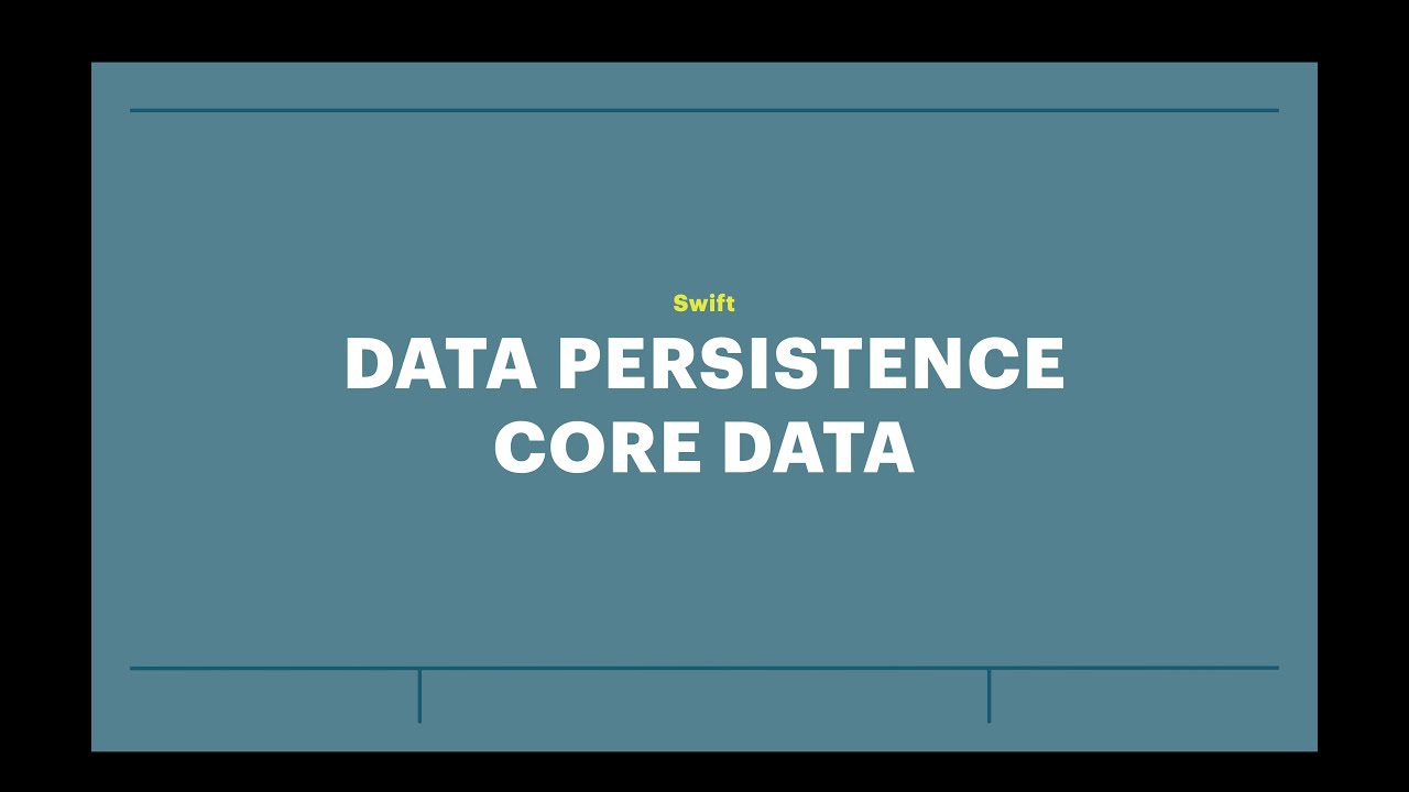 Занятие 12: Хранение данных используя Core Data