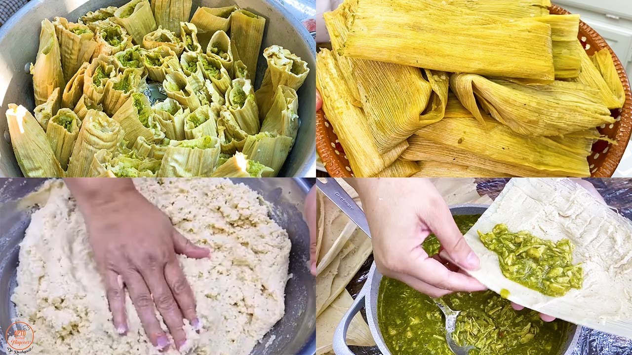 🫔 🫔🫔🫔TAMALES DE POLLO EN SALSA VERDE 😍🫔 TE ENCANTARAN!!😋 🇲🇽🇲🇽🇲🇽🇲🇽 la masa queda PERFECTA 👌