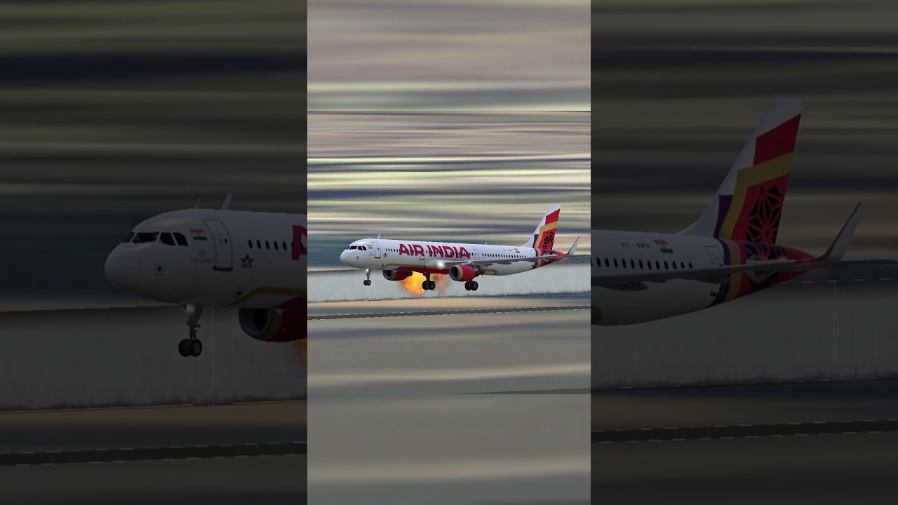 🔥 Air India Pilot Saves the Day After Engine Failure #shorts #airplane #aviation