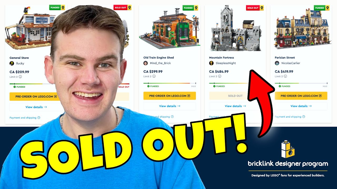 BrickLink Designer Program Series 1 Sets | LEGO Shopping Vlog