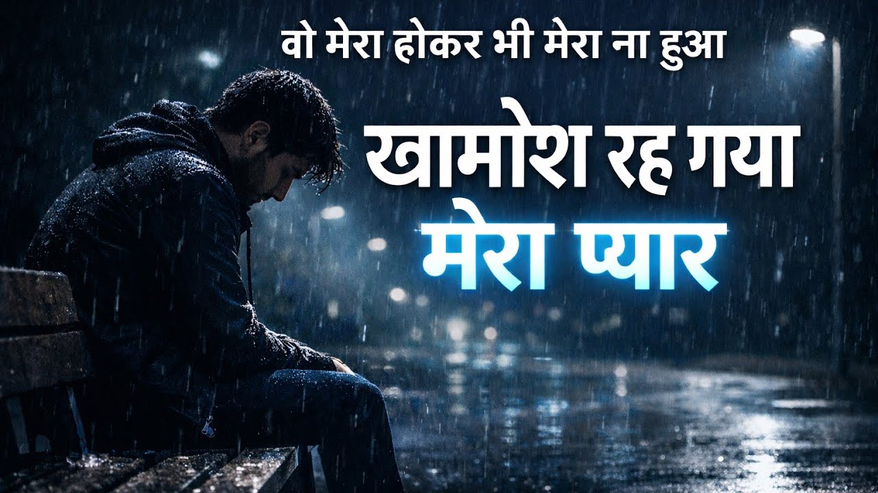 वो मेरा होकर भी मेराना हुआ खामोश रह गया मेरा प्यार dardilovibes #my #new #sad #song #milianviews