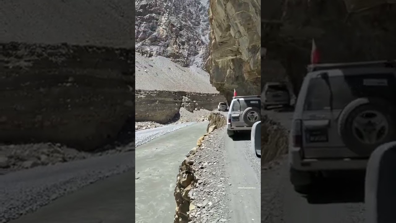 Gilgit-Baltistan most dangerous road In mountain