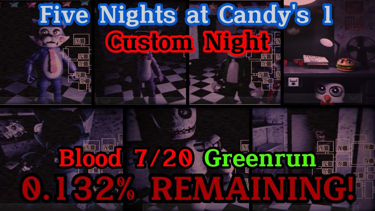 Blood 7/20 Greenrun 0.132% REMAINING! | FNaC 1 CN v2.2.1