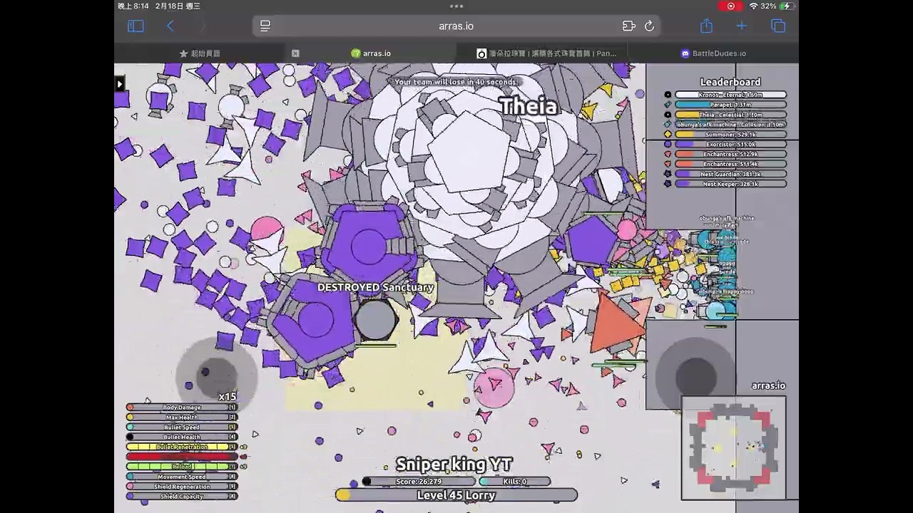 We lose by Kronos...