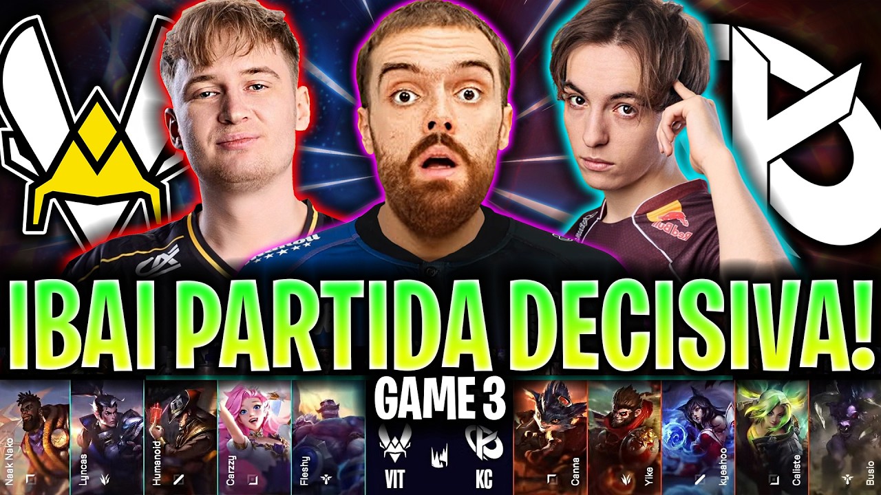 IBAI CASTEA LA PARTIDA DECISIVA! 😱SACAN SERAPHINE ADC!🔥 - VIT vs KC Game 3 LEC VERSUS PLAYOFFS 2026