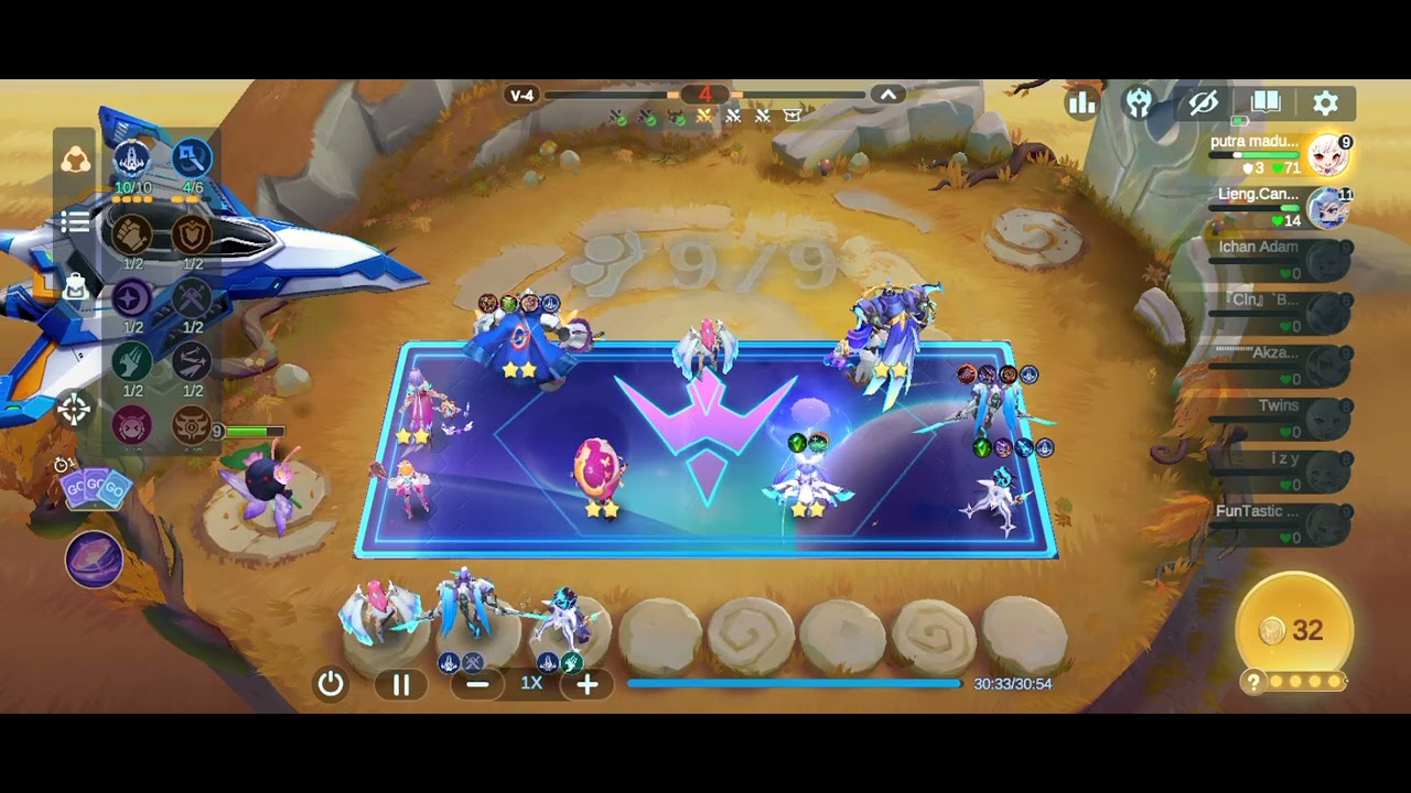 Combo terkuat MCGG 10starwing + 4mage 