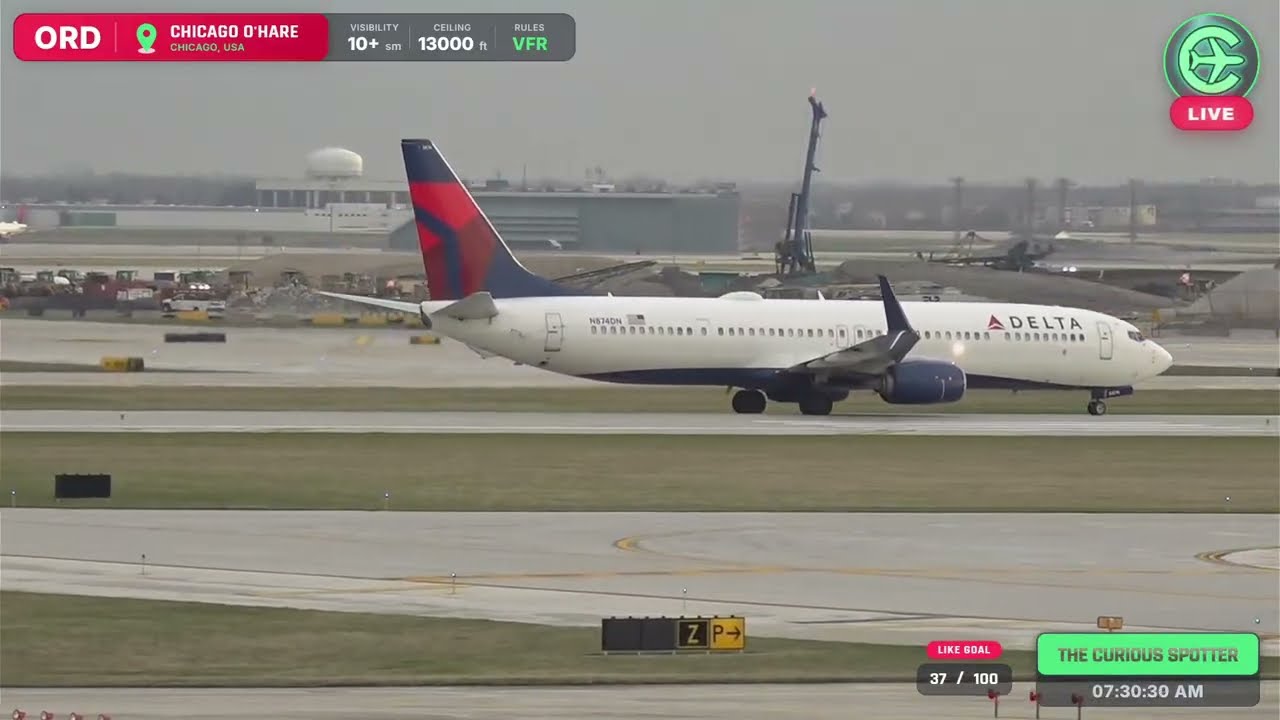 🔴 LIVE: Plane Spotting from Chicago O&rsquo;Hare ✈️👀
