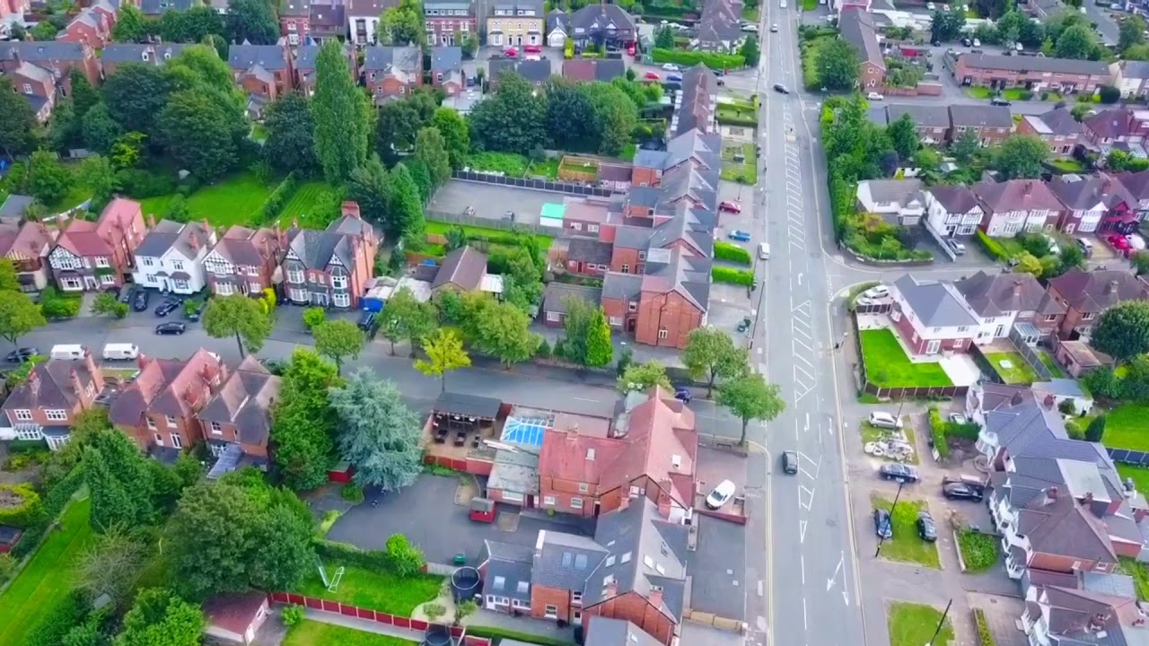 Birmingham .. Acocks Green Drone footage Sept 2019