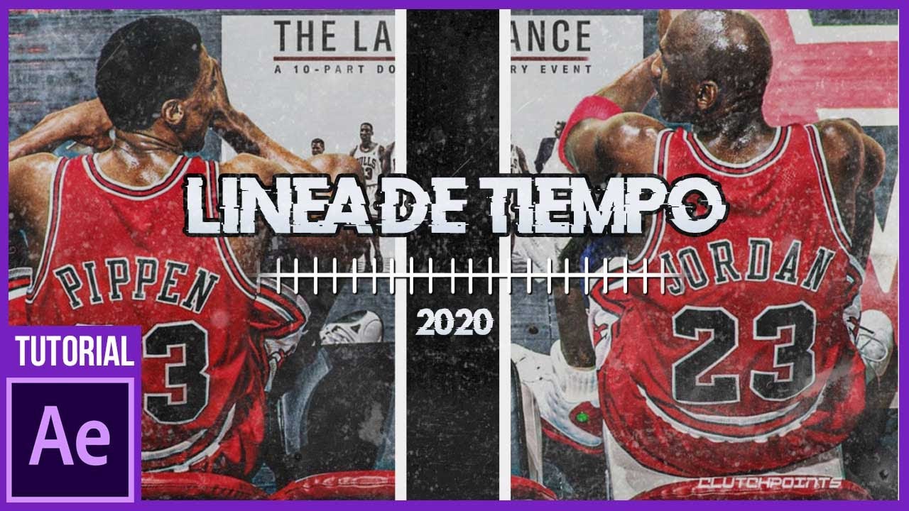 Linea De Tiempo Animada (Last Dance) After Effects Tutorial