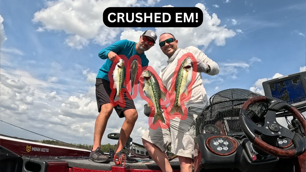 Awesome NC Jerkbait Bass Bite With Livescope Footage!