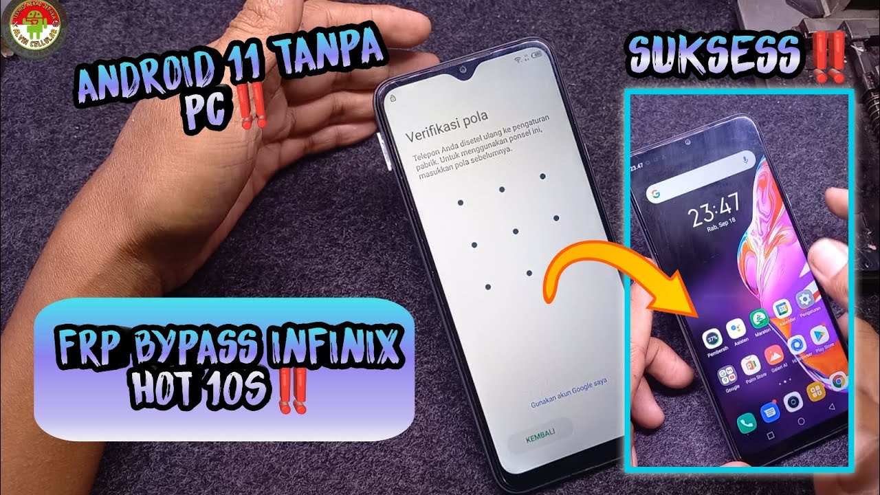 FRP BYPASS INFINIX HOT 10s ANDROID 11 TANPA PC,SOLUSI XSHARE MINI 2024‼️