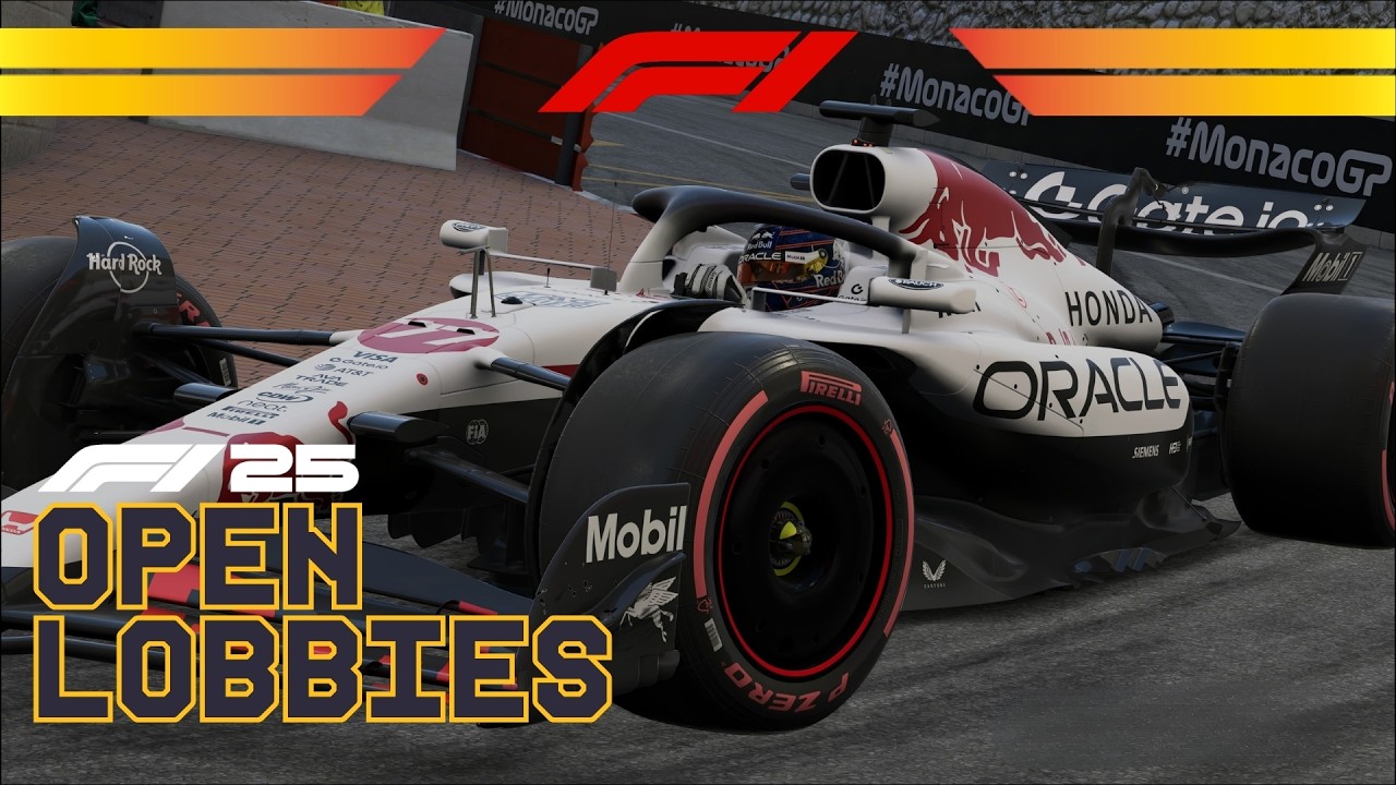 OPEN LOBBIES F1 25 LIVERY ESPECIAL RED BULL BLANCO | TEAM ESPAÑA | H ESPORTS FAMILY