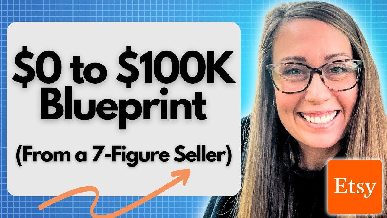Work-From-Home Mom $0 to $100K Blueprint (7-Figure Etsy POD Seller)