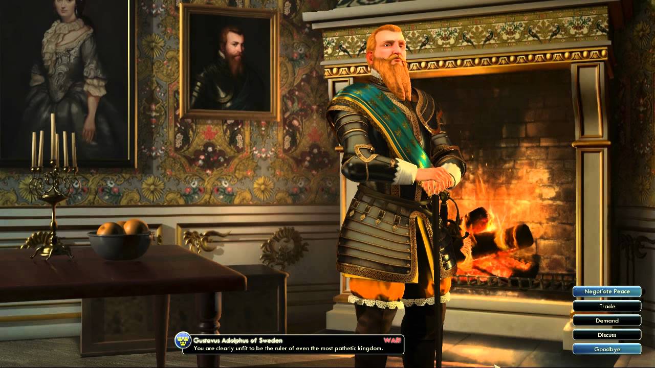 Civilization V OST | Gustavus Adolphus War Theme | Du Gamla, Du Fria