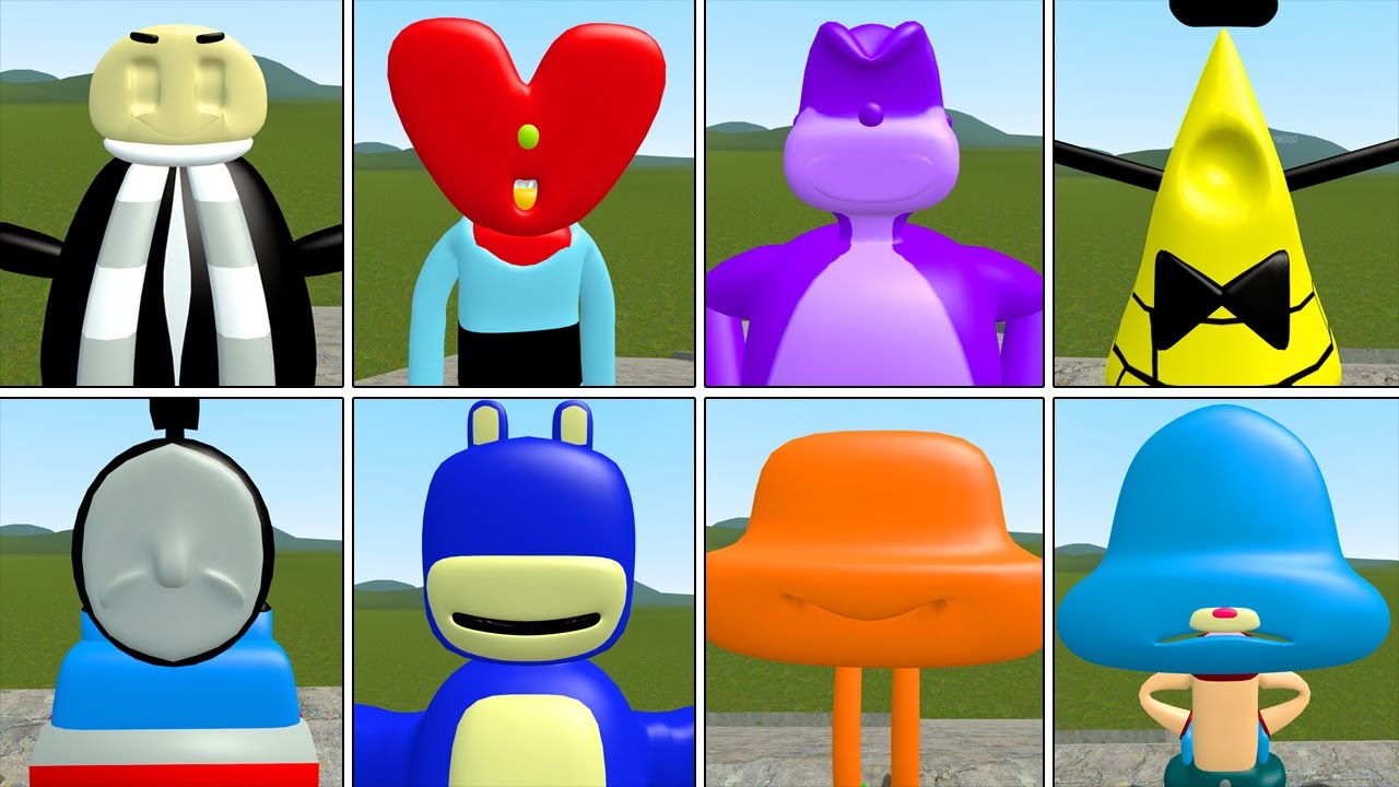 3D SANIC CLONES Family But They Have No Eyes in Garry's Mod