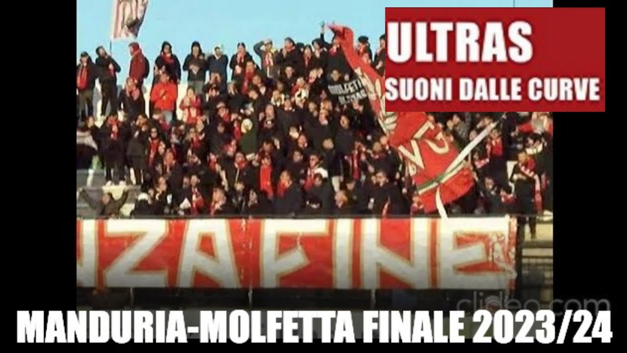 Manduria-Molfetta, Finale Coppa Eccellenza Puglia [21/01/2024] ENTRATA SETTORE + VIDEOTIFO MOLFETTA