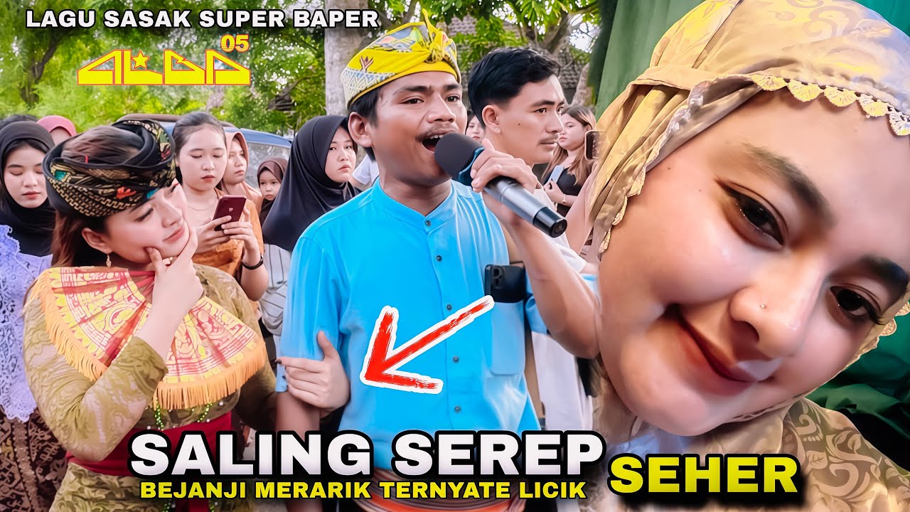 LAGU SASAK BAPER INI BIKIN YAMI BERBUNGA BUNGA - GAZALI ALBA 05 TERBARU SALING SEREP DAN SEHER