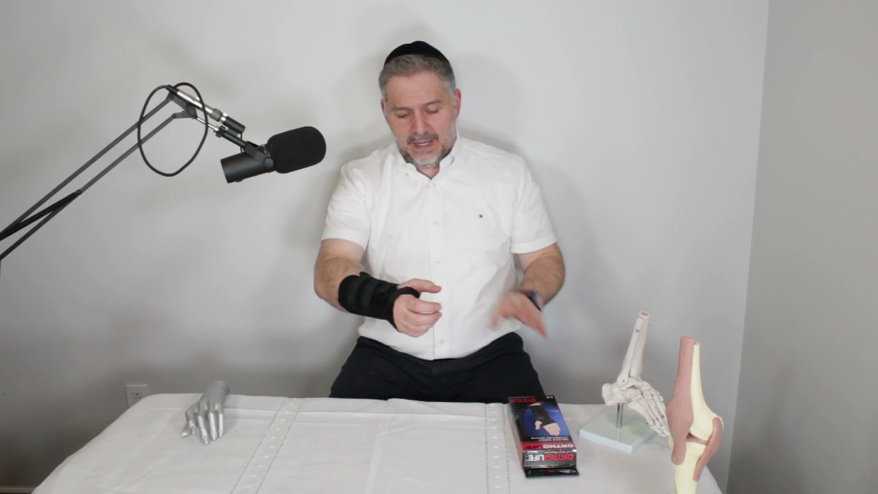 About & How to use the ORTHOLIFE wrist brace