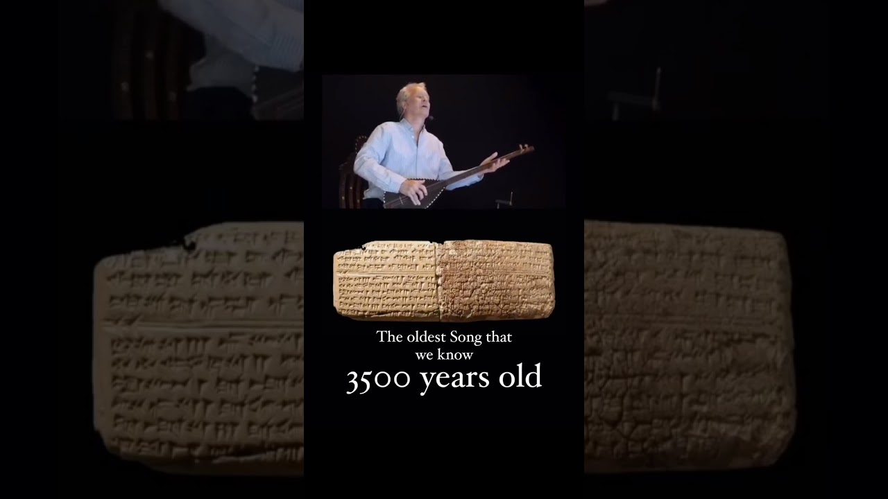 The oldest song in history. 3500 years old
