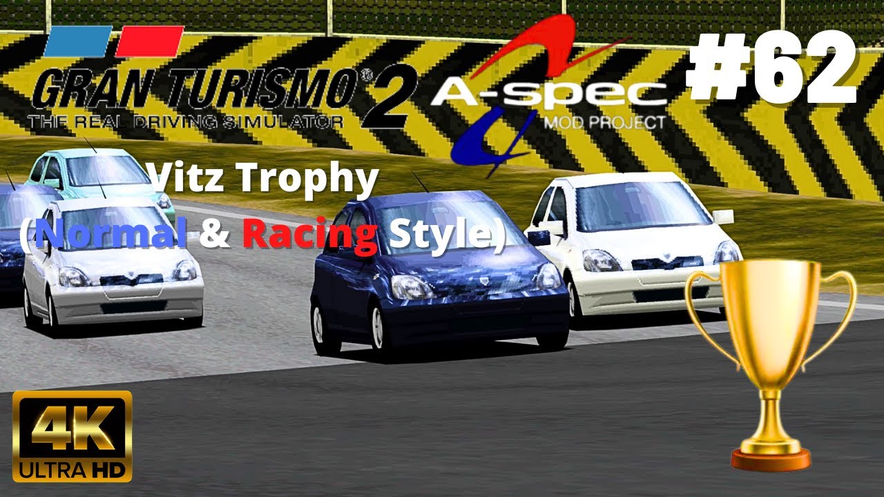 Gran Turismo 2: Project A-Spec [Mod][4K60] - Part #62 - Vitz Trophy (Toyota)