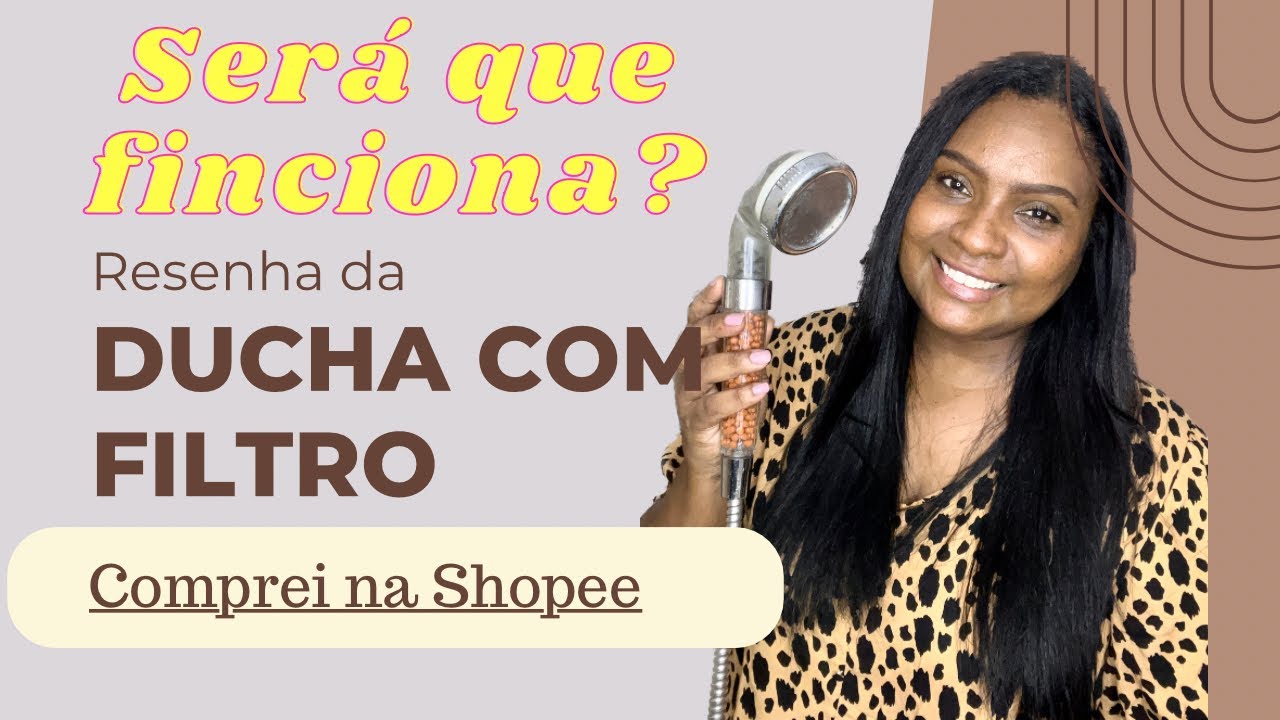 🚿 Ducha para lavatório com filtro Filtragem de metais pesados e impurezas Cabelo com química