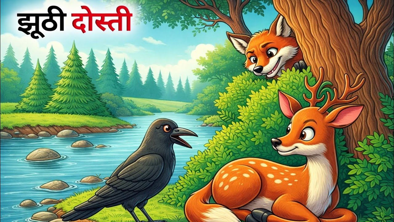 चालाक लोमड़ी और इच्छाधारी सियार l ichchadhari siyar l Hindi Cartoon l moral kahaniyan 